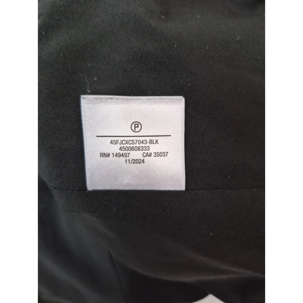 Favorite Daughter Women's Black The Cropped Charles Trench Size Large - Picture 8 of 8